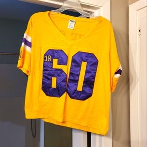 Victoria Secret LSU halter top.